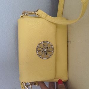 Charming Charlie lemon small purse